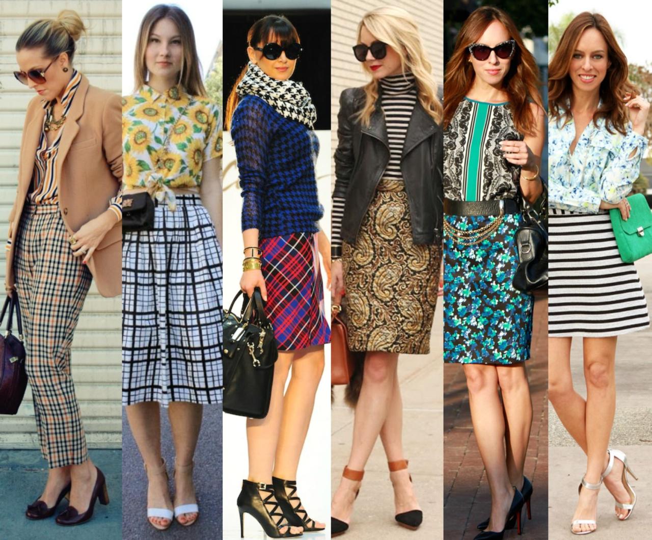 How To Mix And Match Patterns In Your Outfits